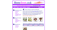 Desktop Screenshot of bloomsflowers.co.uk